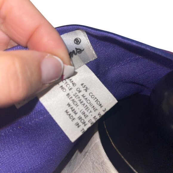 Meo Fashions By Kit Vintage Womens Dress Size Large Purple Kimono Sleeve Maxi - Picture 15 of 16